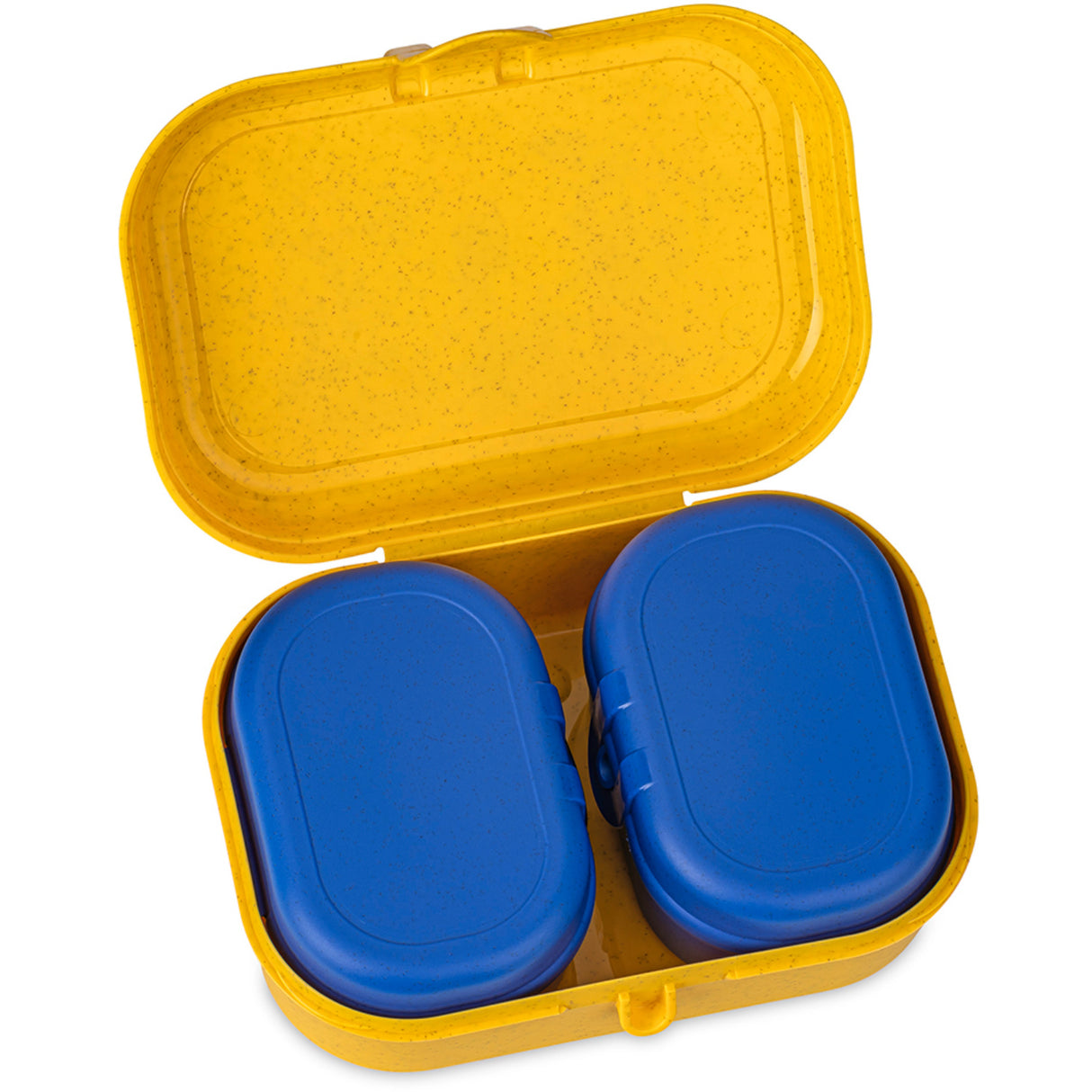 Koziol Organic Honey Yellow Lunch Box Sett Pascal Ready Mini Spongebob Squidward