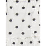 kids ONLY Cloud Dancer Black Dots Kogsweta Long Kjol Wvn