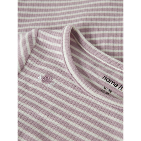 Name It Keepsake Lilac Nmfripeas Ls Top Box