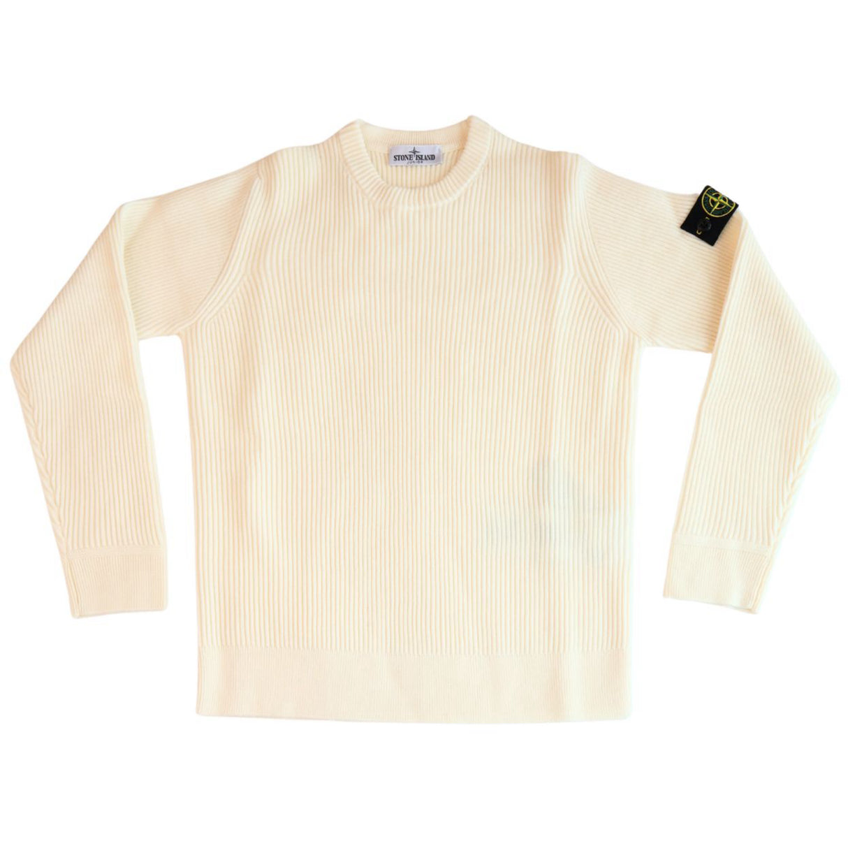 Stone Island Natural White Crew Neck