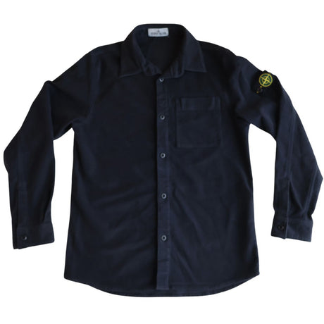 Stone Island Navy Blue Skjorta