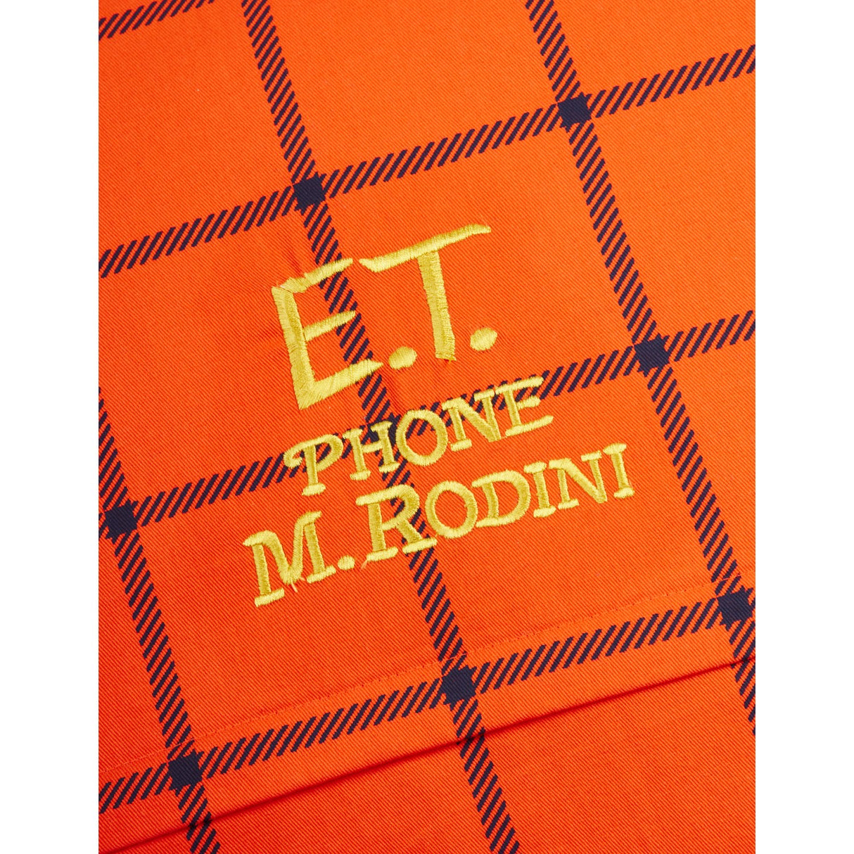 Mini Rodini Blue E.T. AOP Quiltad Quiltad Pillowcase