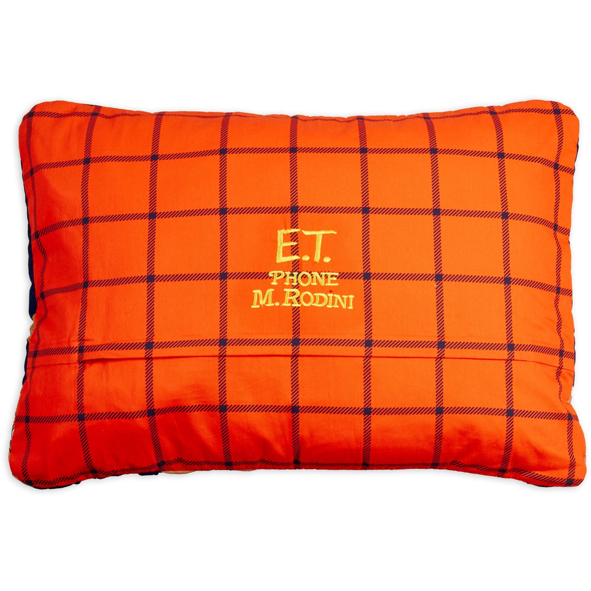 Mini Rodini Blue E.T. AOP Quiltad Quiltad Pillowcase