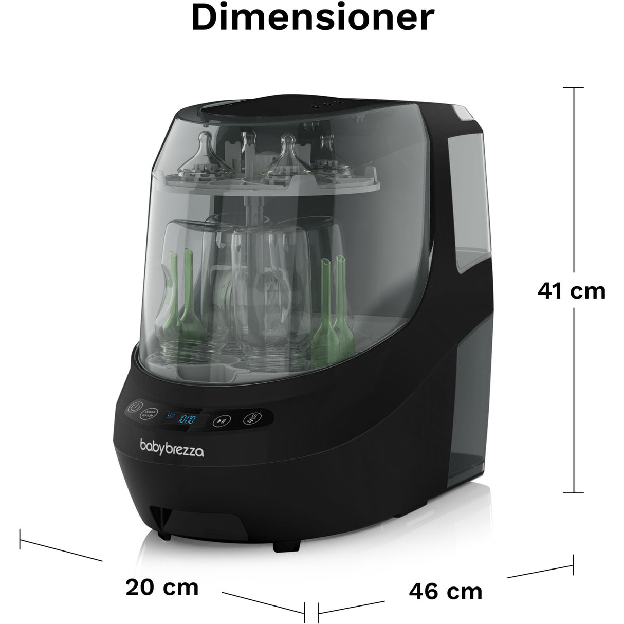 Baby Brezza Black Flaska Washer Pro