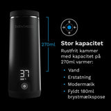 Baby Brezza Black Superfast Portable Flaska Warmer