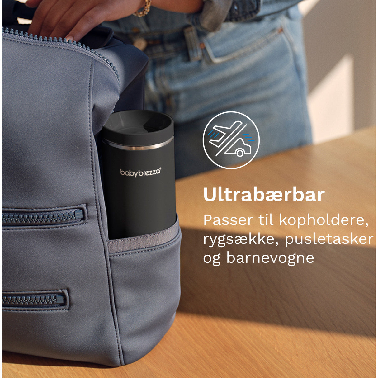 Baby Brezza Black Superfast Portable Flaska Warmer