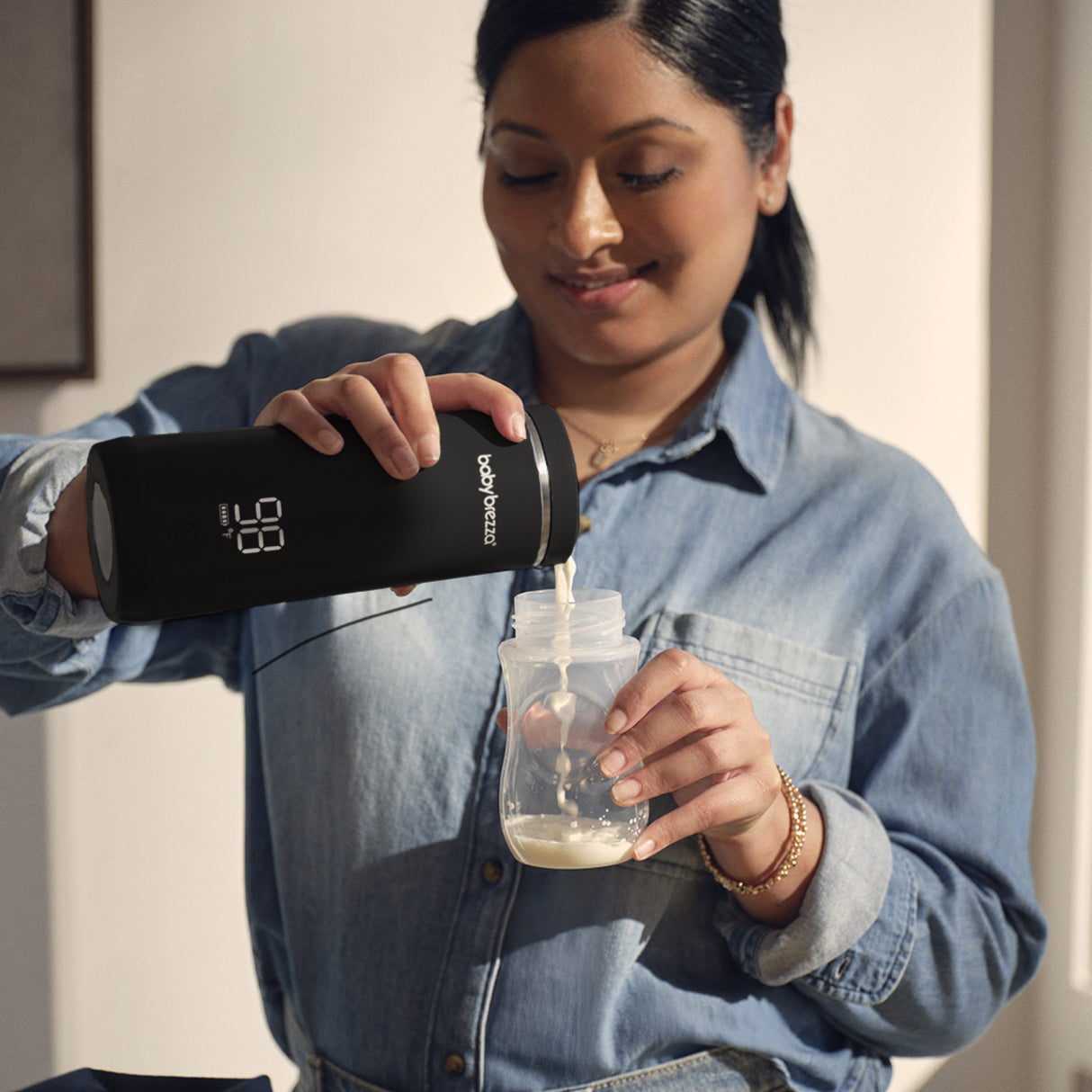 Baby Brezza Black Superfast Portable Flaska Warmer