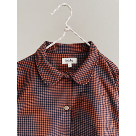 Lalaby Indigo Check Classic Pyjamas