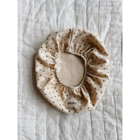 Lalaby Brown Dot Wet Wipe Cover