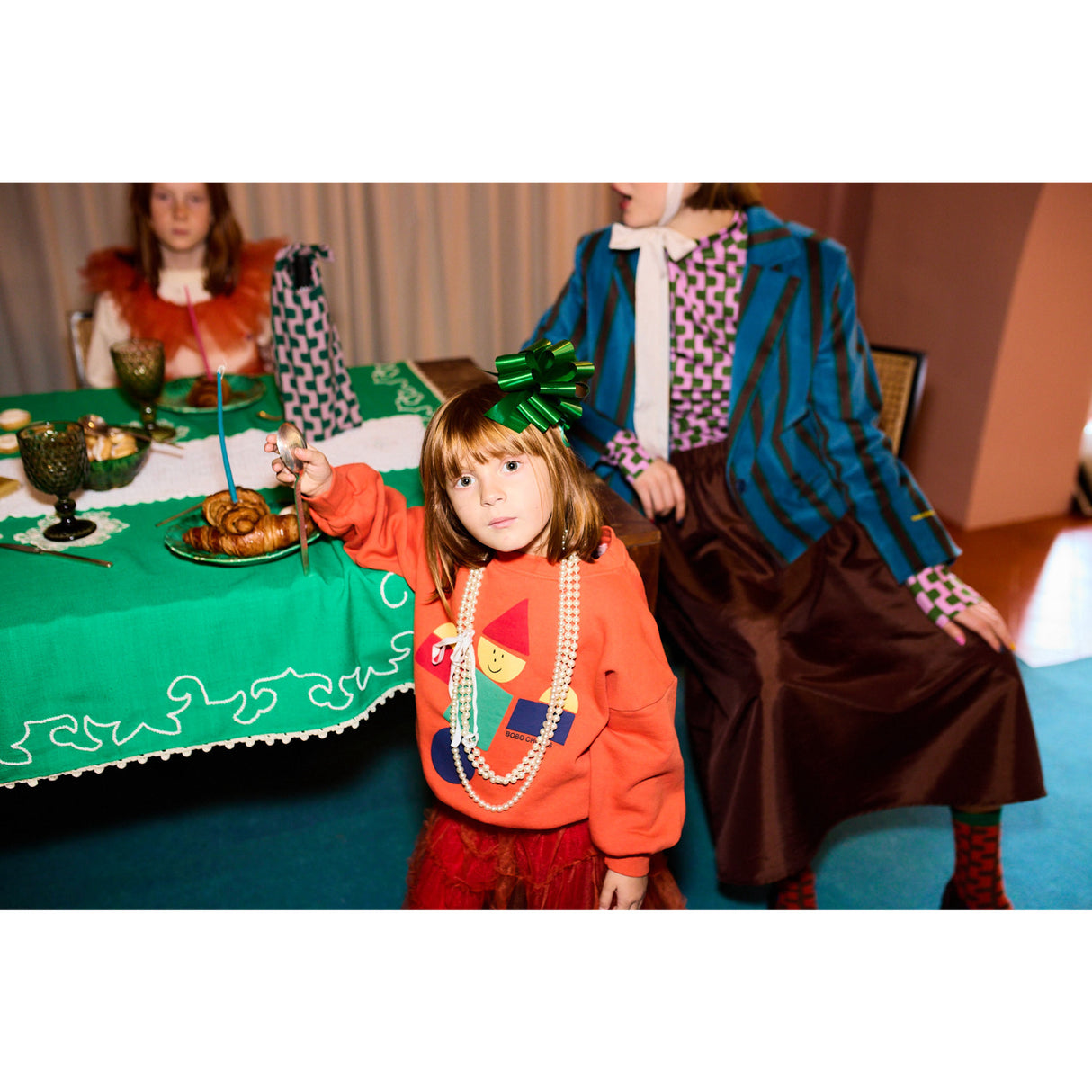 Bobo Choses Orange Wooden Leksak Sweatshirt