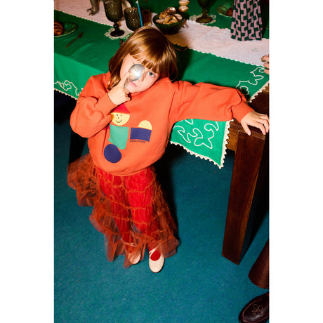 Bobo Choses Orange Wooden Leksak Sweatshirt