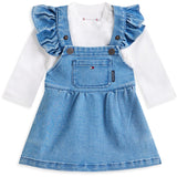 Tommy Hilfiger Denim Medium Denim Dungaree Klänning