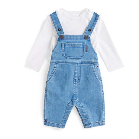 Tommy Hilfiger Denim Medium Denim Dungaree Byxor