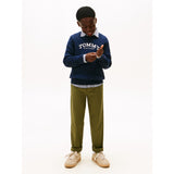 Tommy Hilfiger Dark Night Navy Graphic Cable Cn Sweater