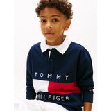 Tommy Hilfiger Dark Night Navy Heritage Flag Jersey Pikétröja Ls