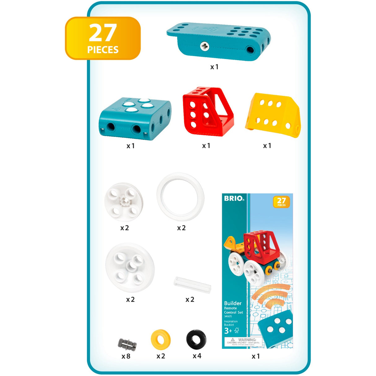 BRIO® 34605 Builder Fjernbetjeningssæt