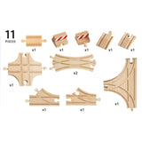 BRIO® 33307 Skinnesæt, 11 Dele