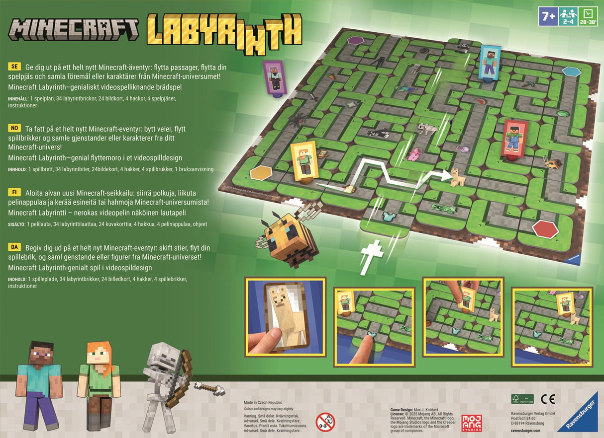 Ravensburger Minecraft Labyrinth SV/NO/FI/DA