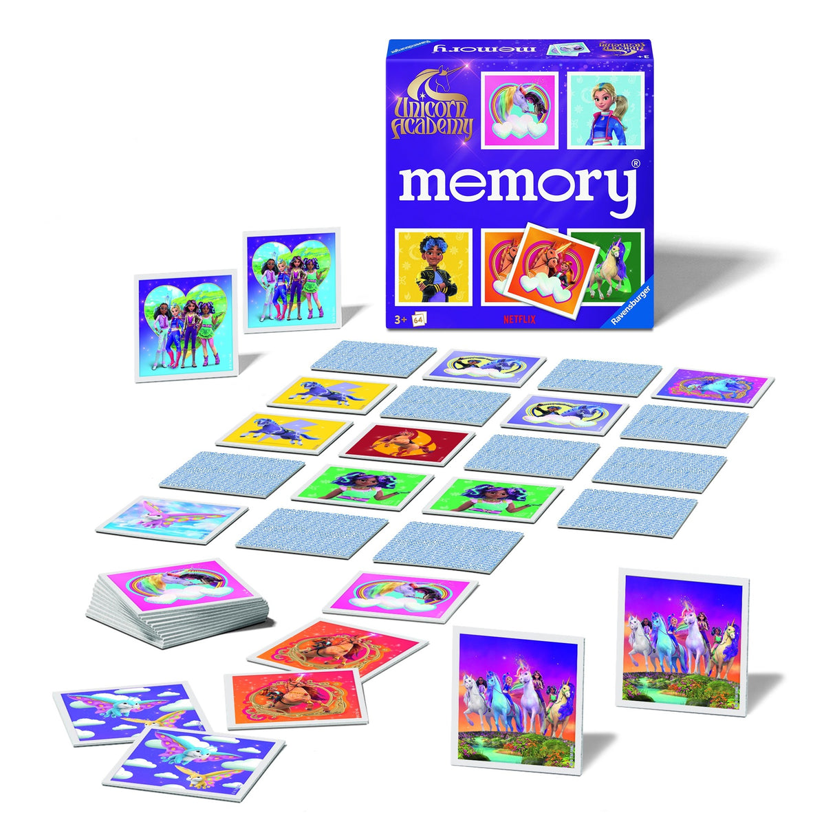 Ravensburger Unicorn Academy Memory® - Minnesspel