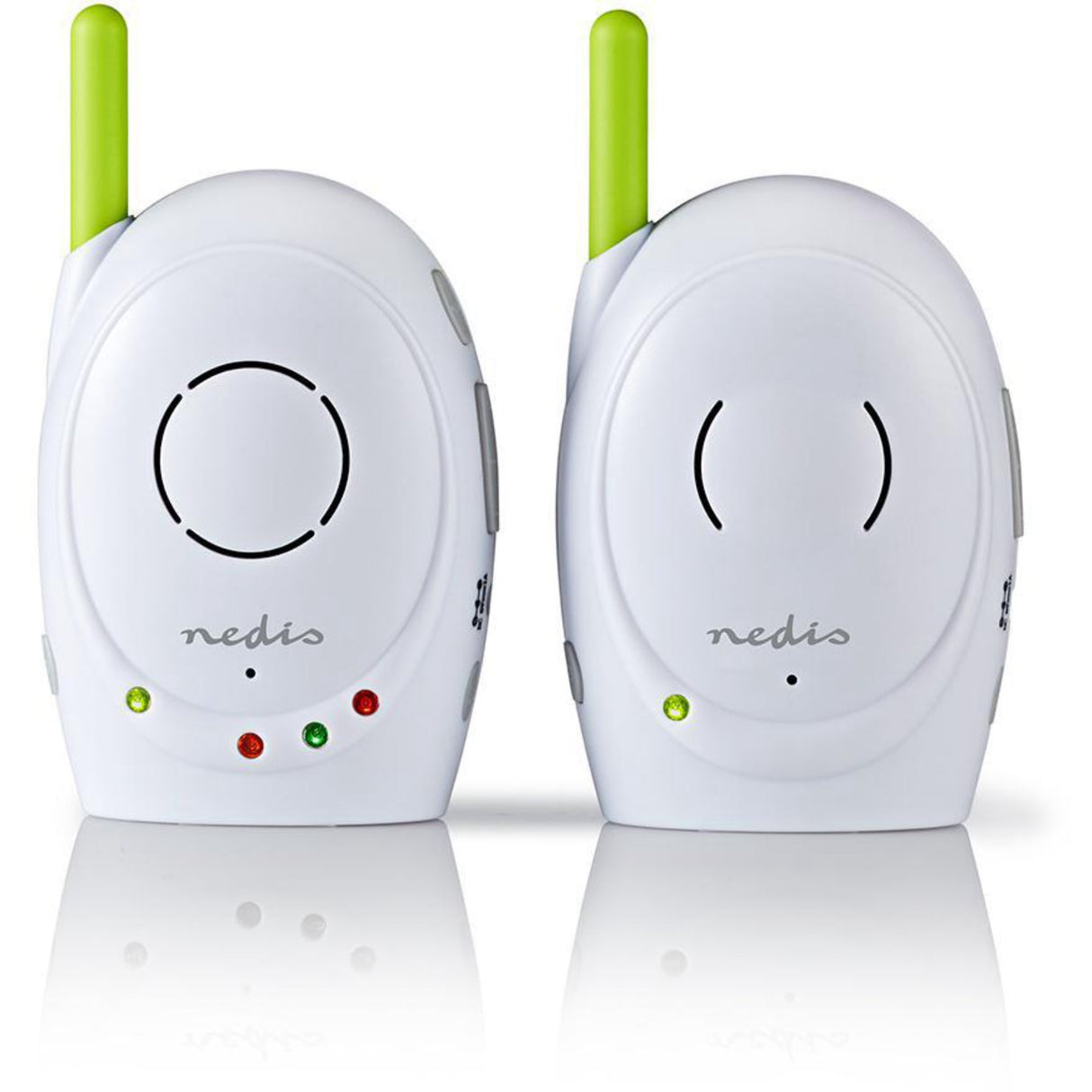 Nedis White/Green Wireless Baby Monitor