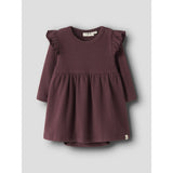 Lil'Atelier Catawba Grape Nbfthora Hun Ls Body Klänning Lil