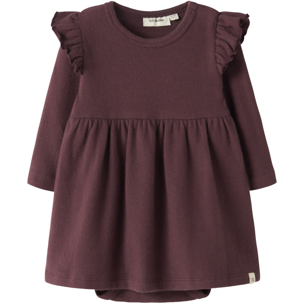 Lil'Atelier Catawba Grape Nbfthora Hun Ls Body Klänning Lil