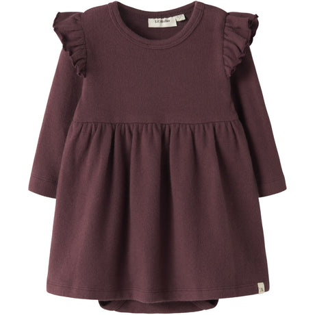 Lil'Atelier Catawba Grape Nbfthora Hun Ls Body Klänning Lil