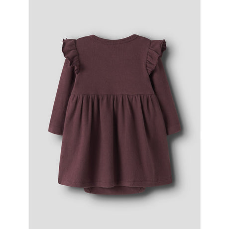 Lil'Atelier Catawba Grape Nbfthora Hun Ls Body Klänning Lil