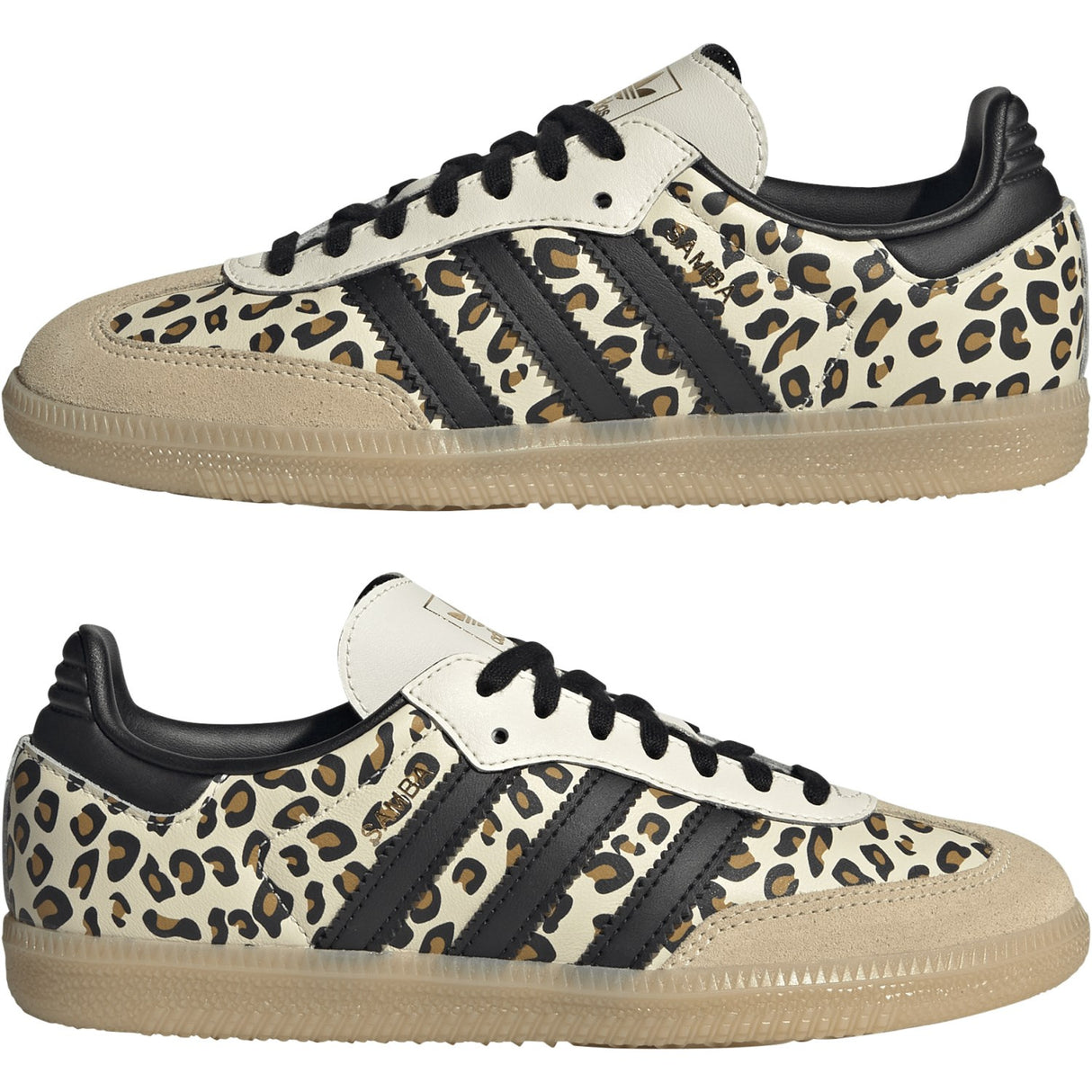 adidas Originals Cream White/Sand Strata/Gum 3 Samba Og J Sneakers