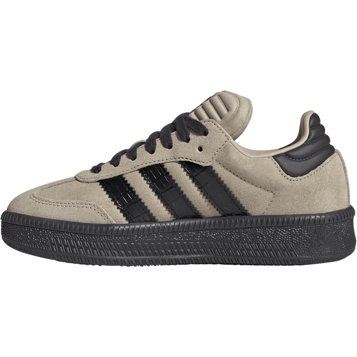 adidas Originals Stone Khaki/Core Black/Utility Black Samba Xlg J Sneakers