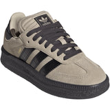 adidas Originals Stone Khaki/Core Black/Utility Black Samba Xlg J Sneakers