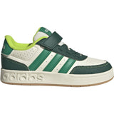 adidas Originals Off White/Collegiate Green/Court Green Breakbase C Sneakers