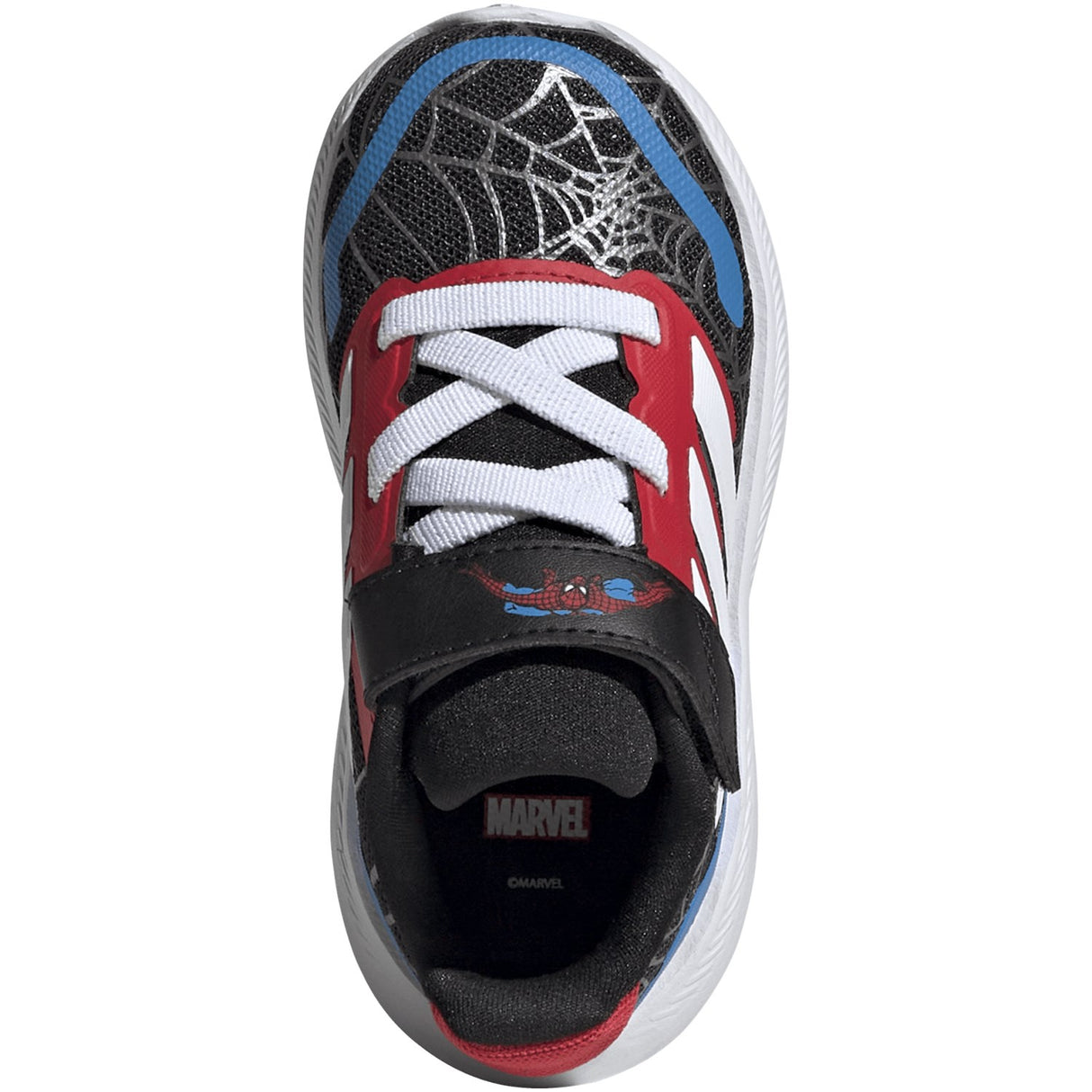 adidas Originals Core Black/Ftwr White/Pure Ruby Runfalcon Spider-Man El I Sneakers