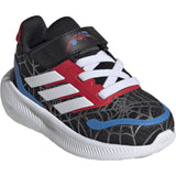 adidas Originals Core Black/Ftwr White/Pure Ruby Runfalcon Spider-Man El I Sneakers