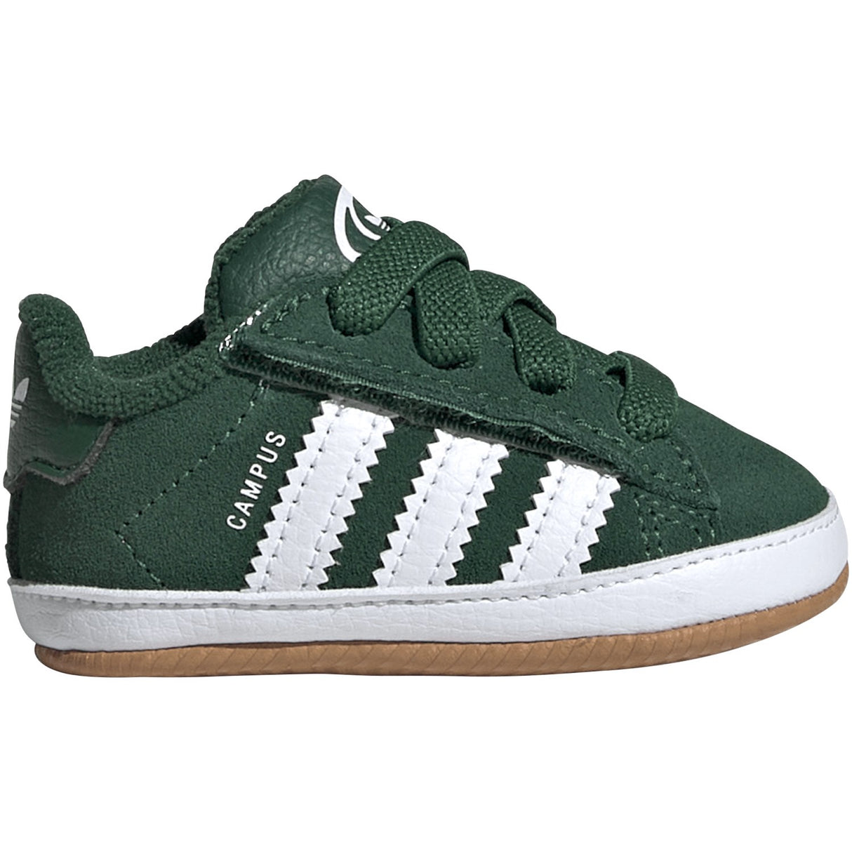 adidas Originals Dark Green/Ftwr White/Gum 2 Campus 00S Crib Sneakers