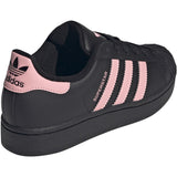 adidas Originals Core Black/Glow Pink/Core Black Superstar Ii J Sneakers