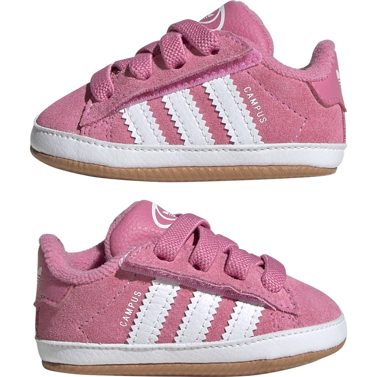 adidas Originals Bliss Pink/Ftwr White/Gum 2 Campus 00S Crib Sneakers