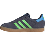 adidas Originals Shadow Navy/Screaming Green/Lucid Aquamarine Gazelle J Sneakers