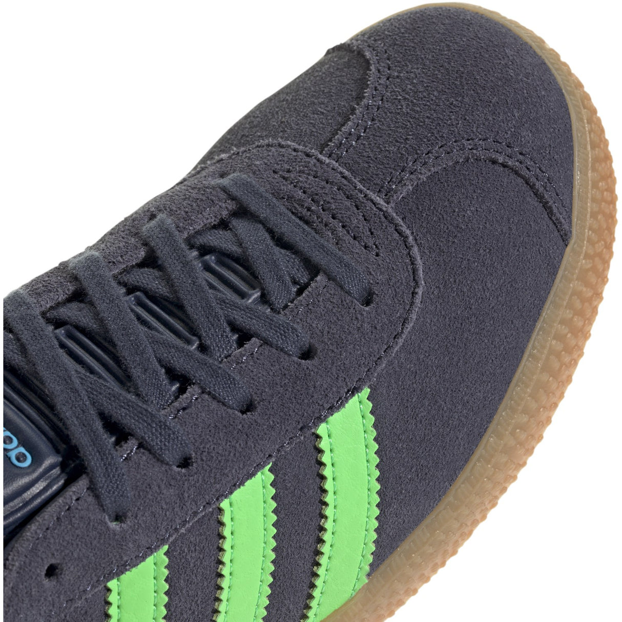 adidas Originals Shadow Navy/Screaming Green/Lucid Aquamarine Gazelle J Sneakers