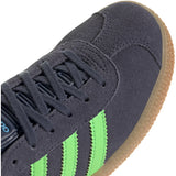 adidas Originals Shadow Navy/Screaming Green/Lucid Aquamarine Gazelle J Sneakers