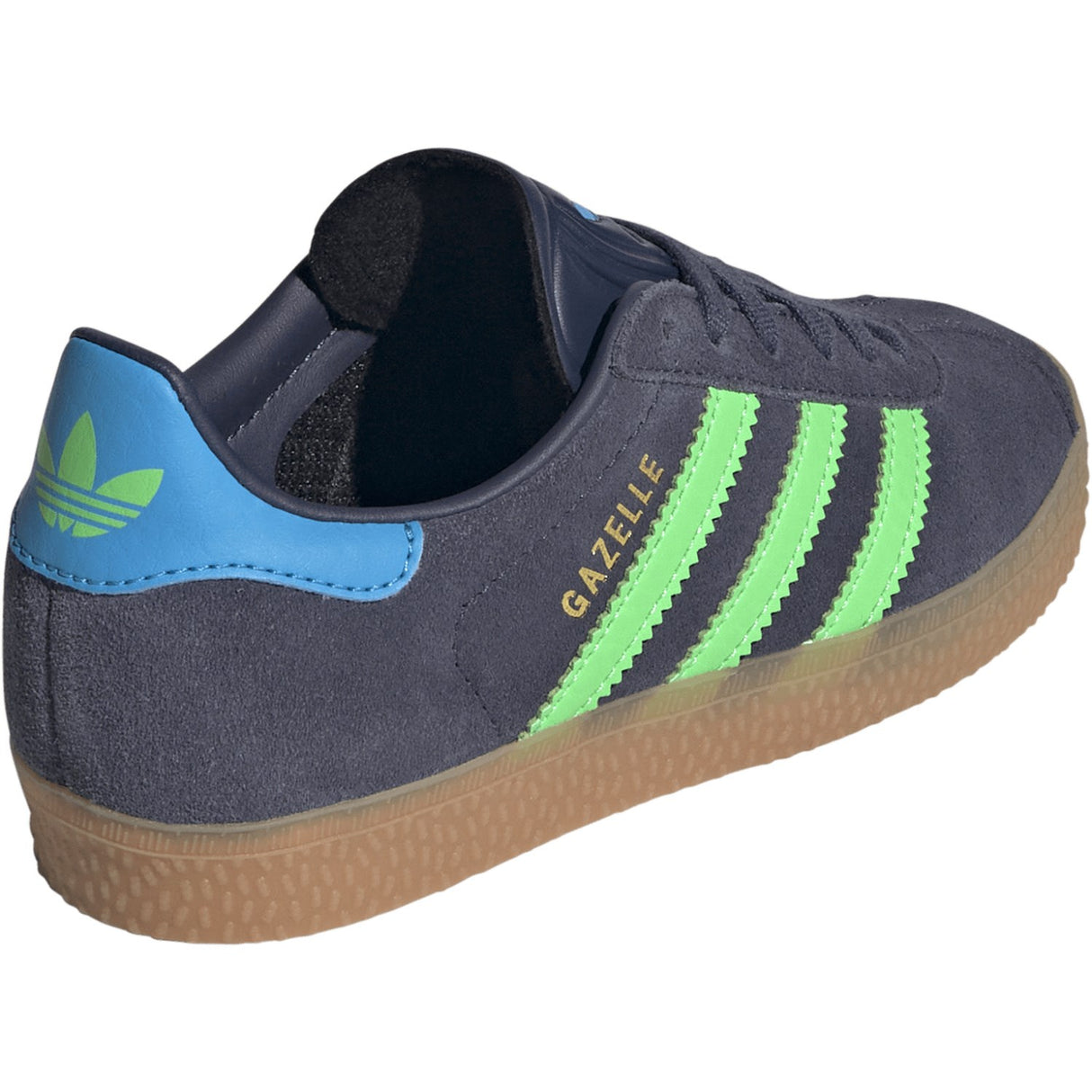 adidas Originals Shadow Navy/Screaming Green/Lucid Aquamarine Gazelle C Sneakers