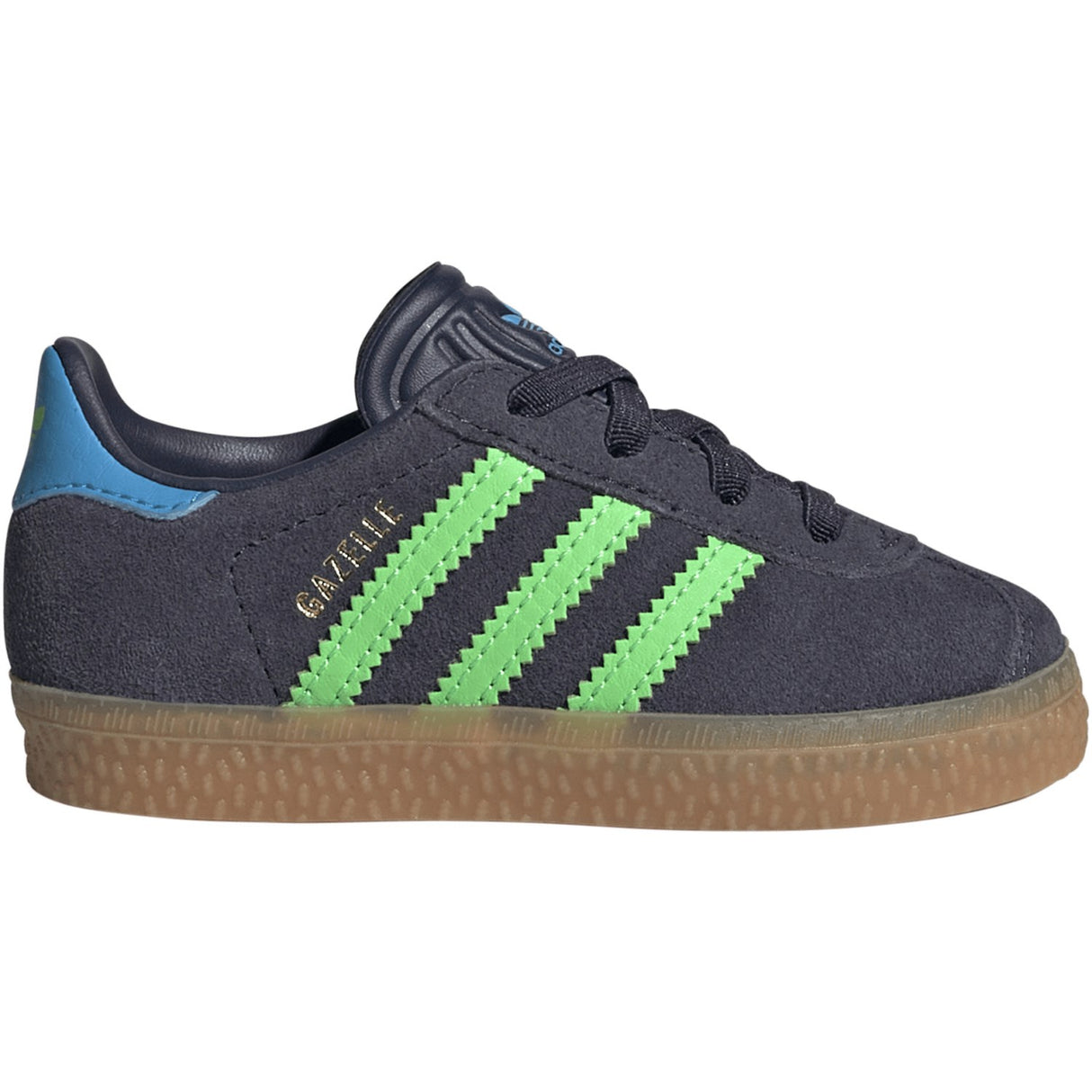 adidas Originals Shadow Navy/Screaming Green/Lucid Aquamarine Gazelle Cf El I Sneakers