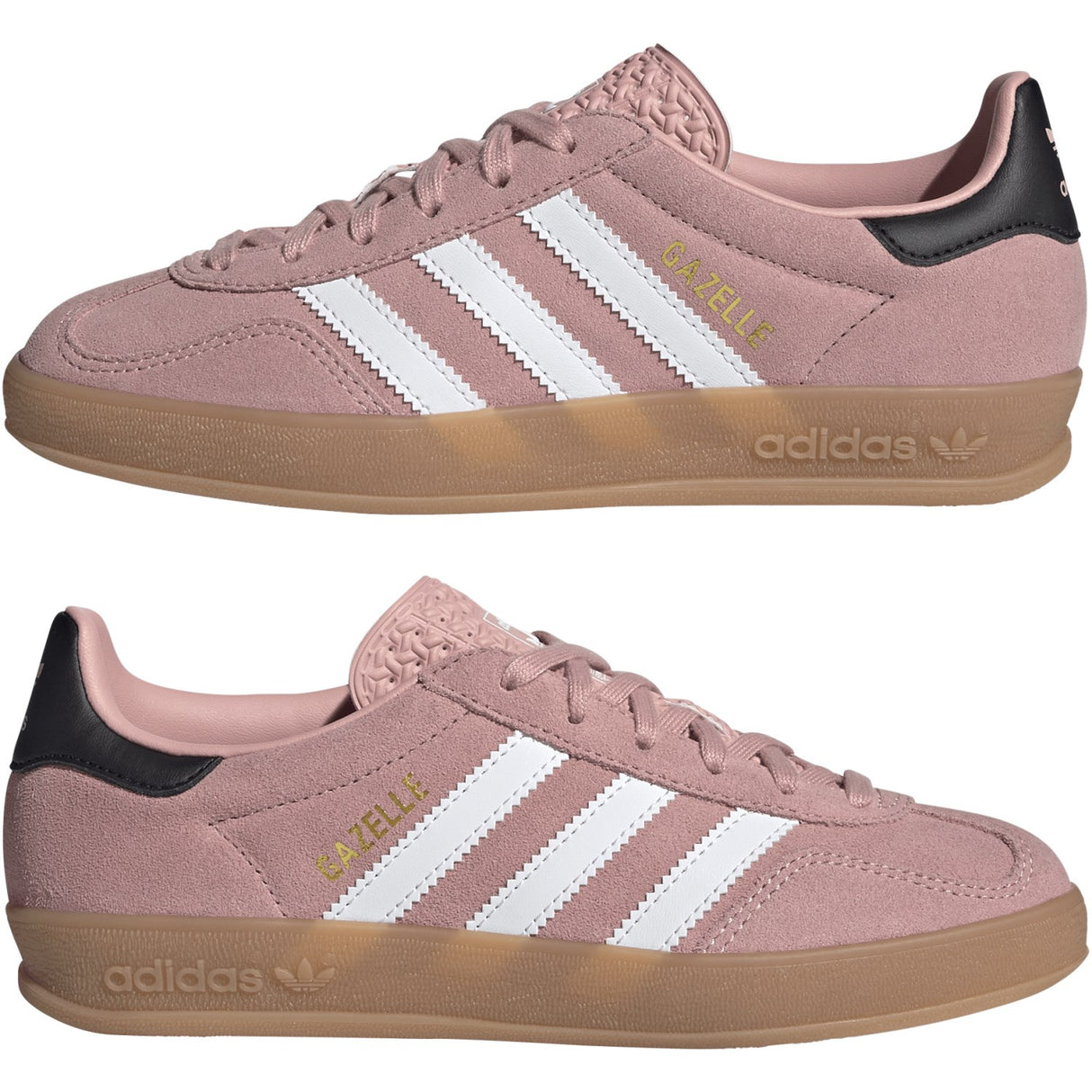adidas Originals Wonder Mauve/Ftwr White/Core Black Gazelle Indoor J Sneakers