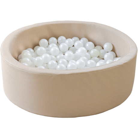 Tumble Time Taupe Ball Pool i Vegan PU ø90cm 150 st. Bollar