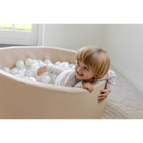 Tumble Time Taupe Ball Pool i Vegan PU ø90cm 150 st. Bollar