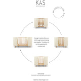 KAS Kopenhagen Oak Kai Baby Cot