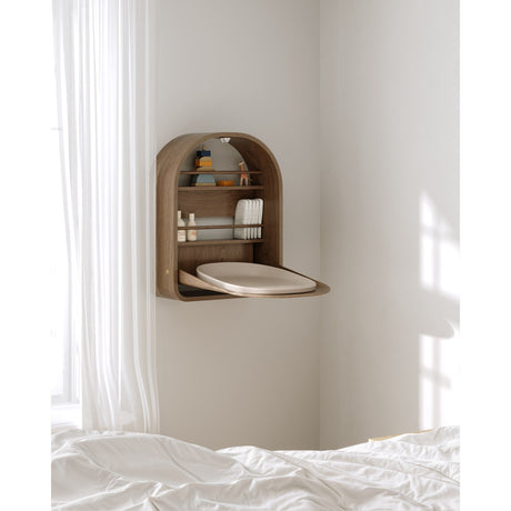 KAS Kopenhagen Smoked Oak Kai Wall Changing Table Smoked Ek