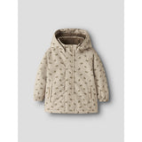 Lil'Atelier Oxford Tan Rabbit Nmflasnow10 Jkt Fo Aop1 Lil