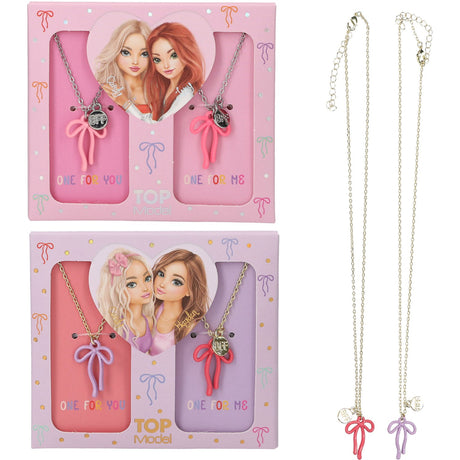 TOPModel BFF Necklace Sett Med Rosett Assorteret