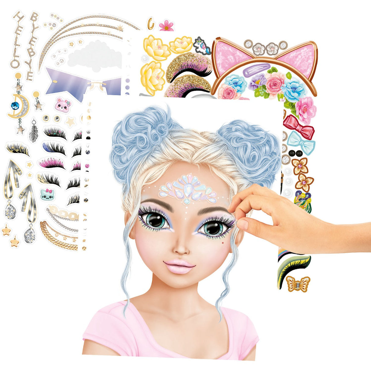 TOPModel Make Up Colouring Bok